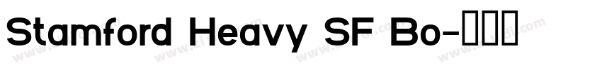 Stamford Heavy SF Bo字体转换